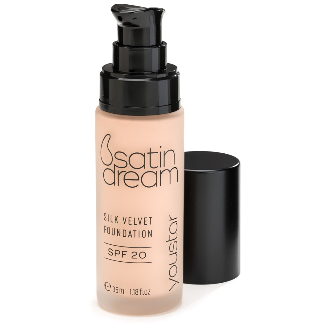 Youstar SATIN DREAM Foundation – Feuchtigkeitsboost Mit Mittlerer Deckkraft & SPF 20