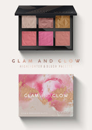 youstar GLAM & GLOW Highlighter & Blush Palette